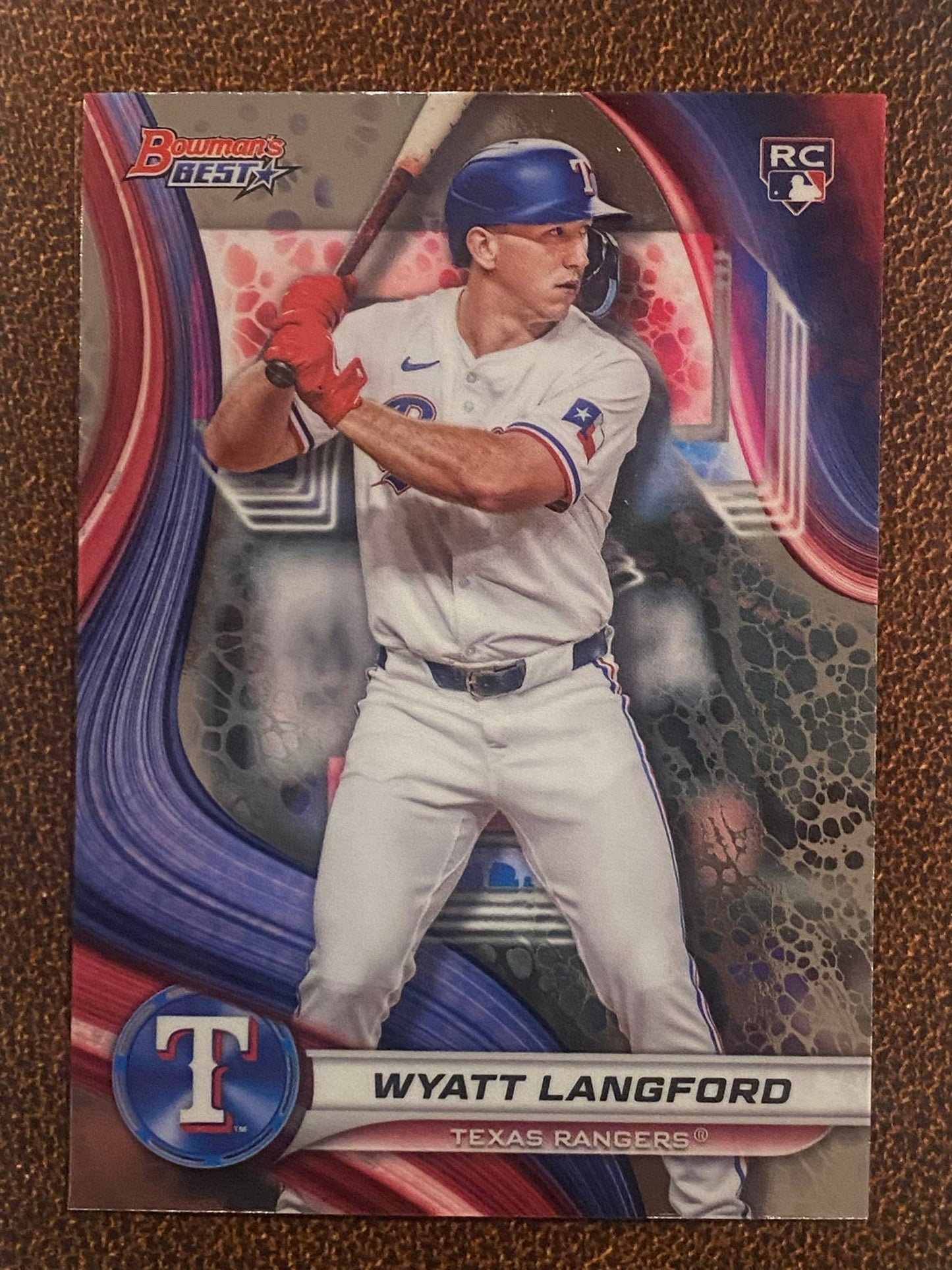 Wyatt Langford - 2024 Bowmans Best - Base - Rangers