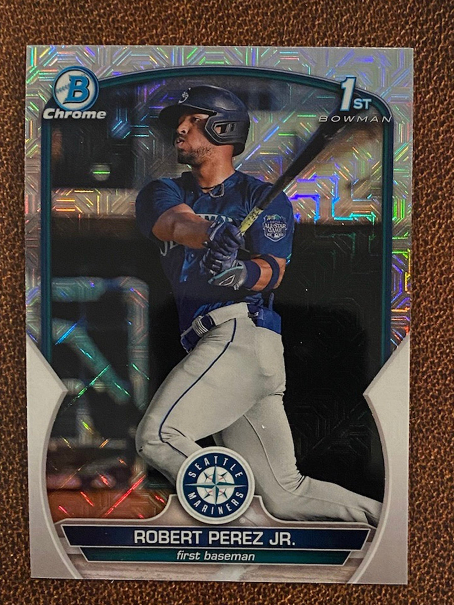 Robert Perez Jr. - 2023 Bowman - Mega Box Mojo Refractor - Mariners