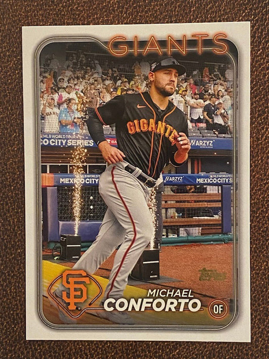 Michael Conforto - 2024 Topps Series 2 - Golden Mirror SSP - Giants