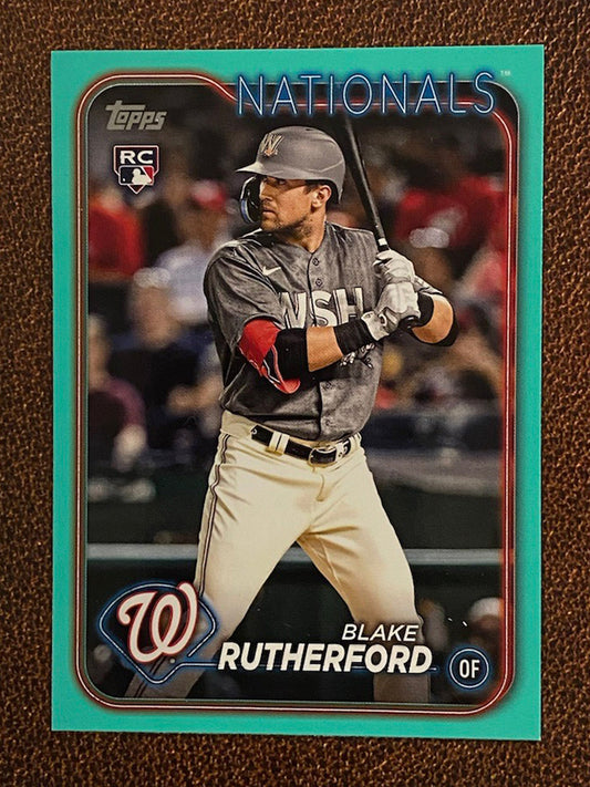 Blake Rutherford - 2024 Topps Series 2 - Aqua Parallel - Nationals