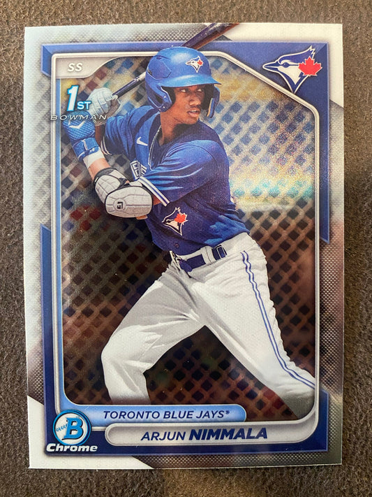 Arjun Nimmala - 2024 Bowman - 1st Chrome - Blue Jays