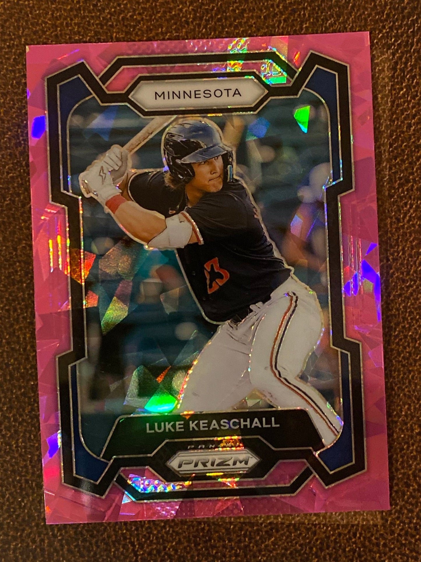 Luke Keaschall - 2024 Panini Prizm - Pink Ice Mega - Twins
