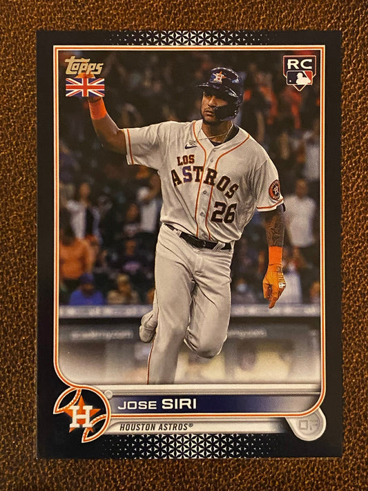 Jose Siri - 2022 Topps UK - Black /125 - Astros