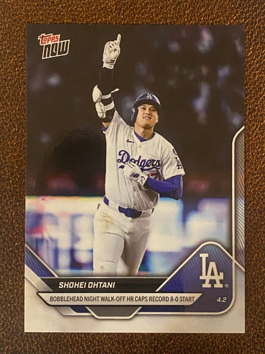 Shohei Ohtani - 2025 Topps Now - No. 35 (PR:30,163) - Dodgers