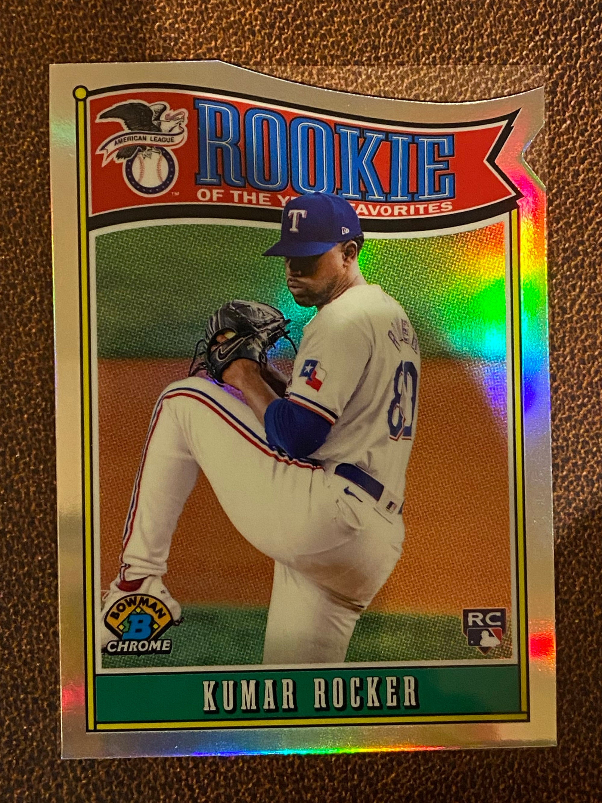 2023 Bowman Kumar Rocker Auto ⁄99 Green Texas 【高騰中】Kumar Rocker ロッカー ...