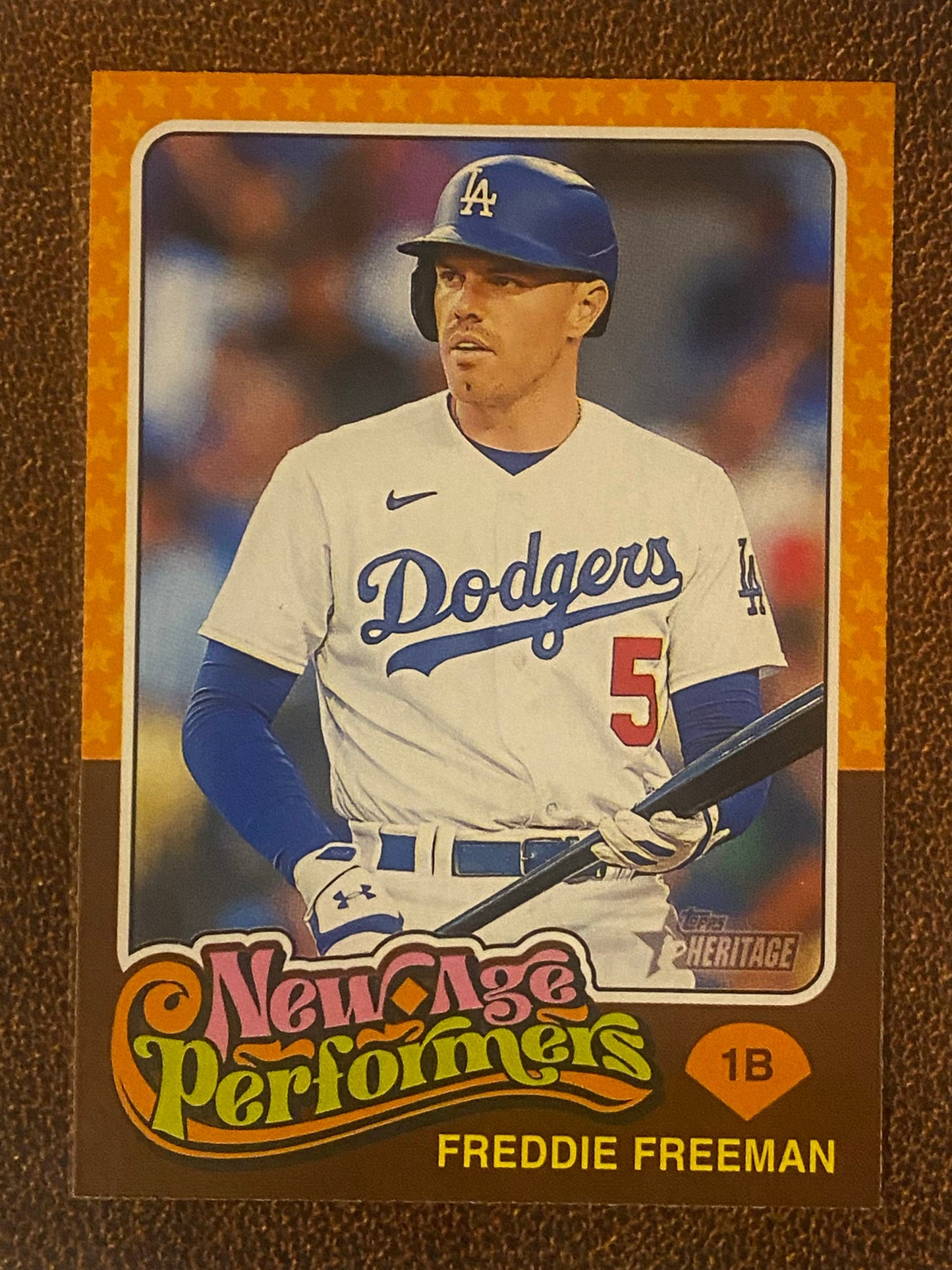 Freddie Freeman - 2024 Topps Heritage - New Age Performers - Dodgers