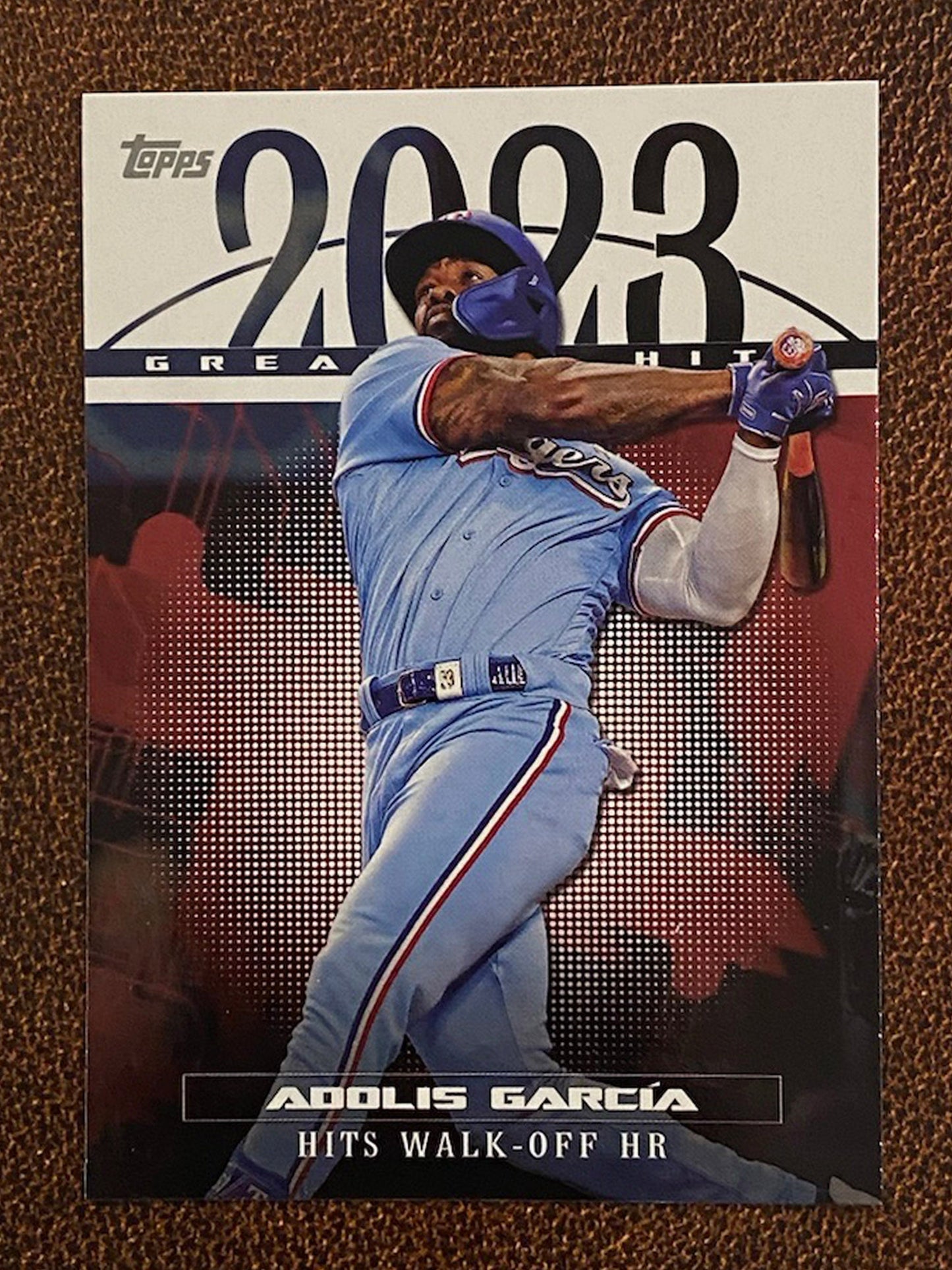 Adolis García - 2024 Topps Series 1 - Greatest Hits - Rangers