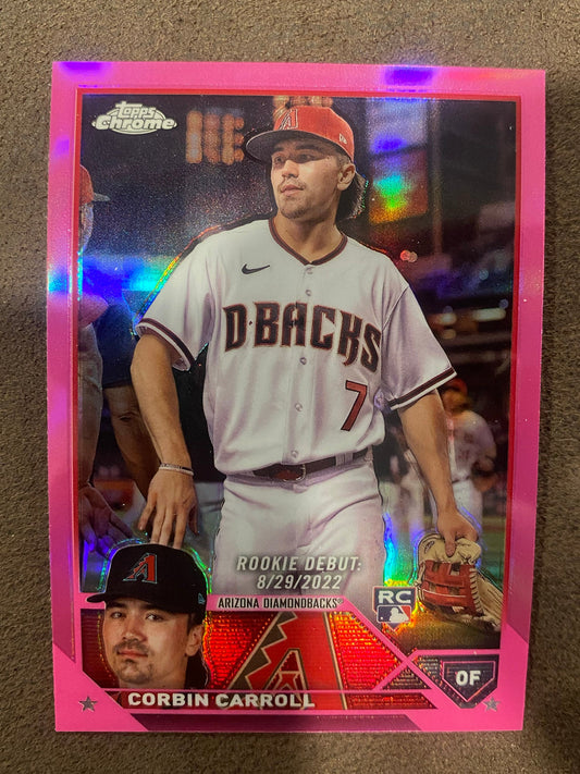 Corbin Carroll - 2023 Topps Chrome Update - Pink - Diamondbacks