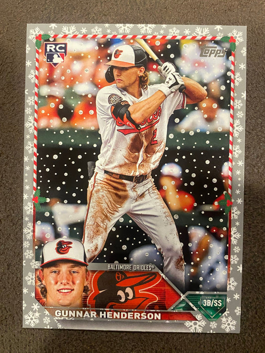 Gunner Henderson - 2023 Topps Holiday - Silver Metallic - Orioles