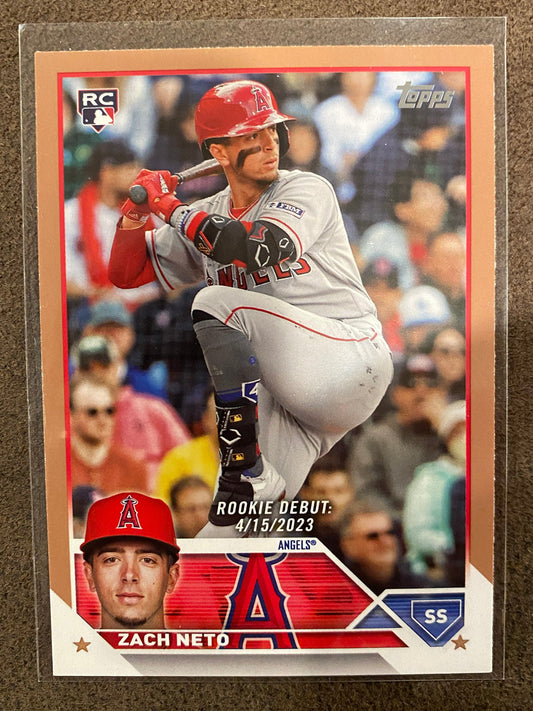 Zach Neto - 2023 Topps Update - Gold /2023 - Angels