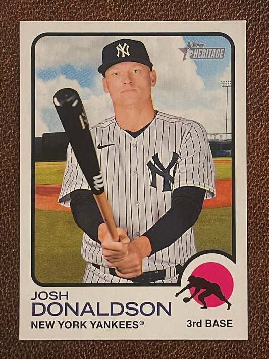 Josh Donaldson - 2022 Topps Heritage High Number - Short Print - Yankees