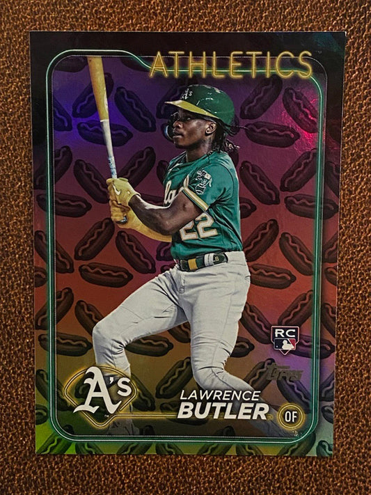 Lawrence Butler  - 2024 Topps Series 2 - Rookie Hot Dog Holiday Parallel - Athletics