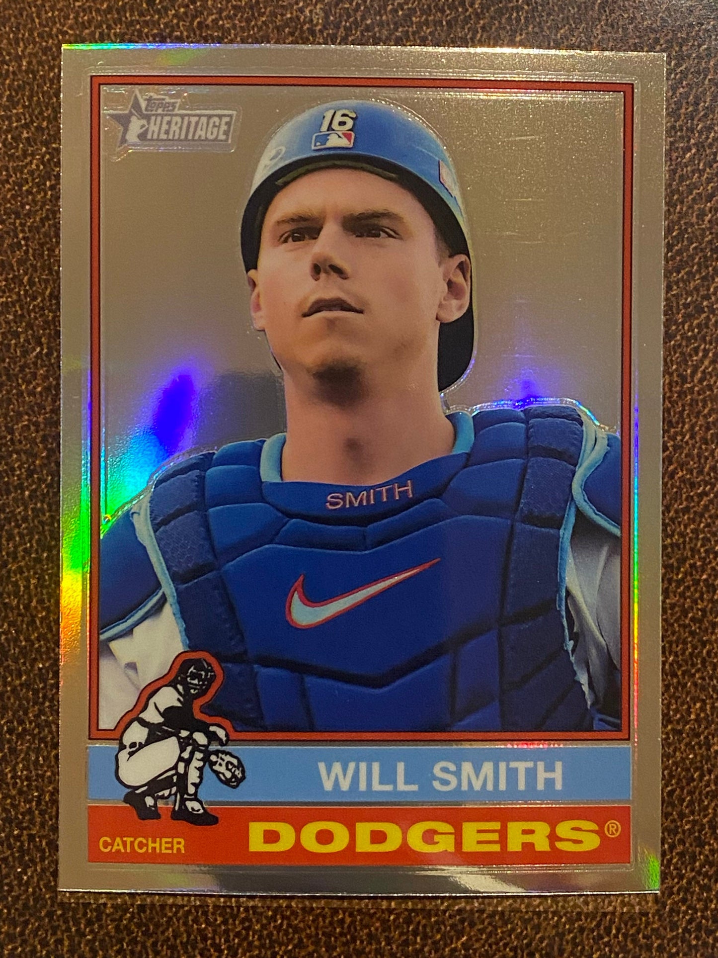 Will Smith - 2025 Topps Heritage - Refractor - Dodgers