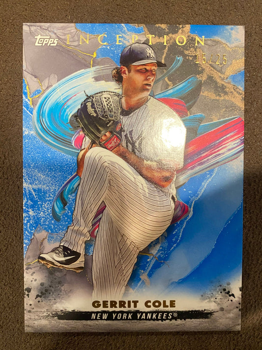 Gerrit Cole - 2023 Topps Inception - Blue /25 - Yankees