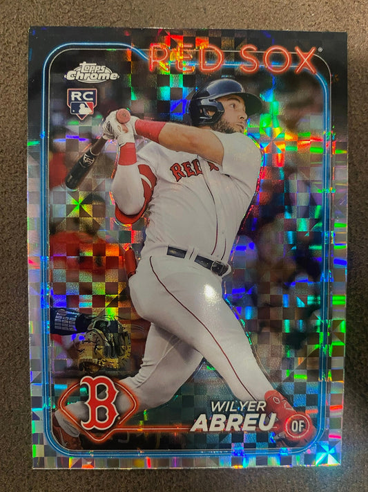 Wilyer Abreu - 2024 Topps Chrome - XFractor - Red Sox