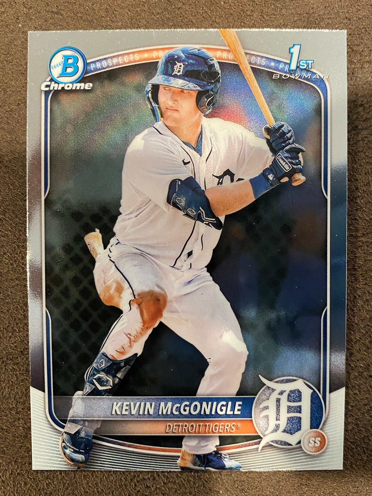 Kevin McGonigle - 2025 Bowman - 1st Chrome - Tigers