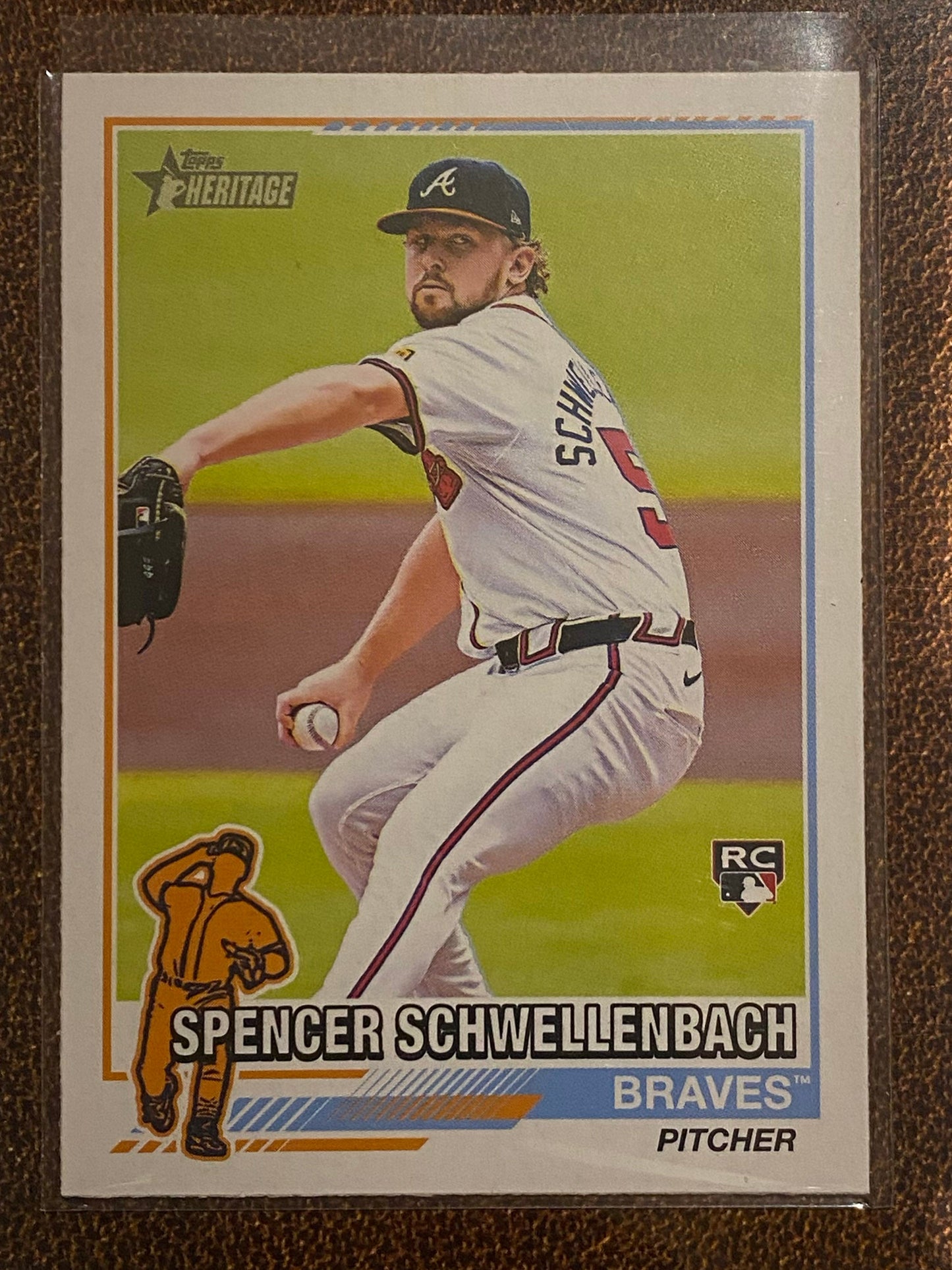 Spencer Schwellenbach - 2025 Topps Heritage - Redefined Inserts - Braves