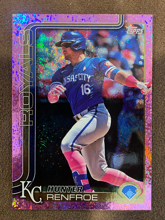 Hunter Renfroe - 2025 Topps Series 2 - Pink Holofoils - Royals