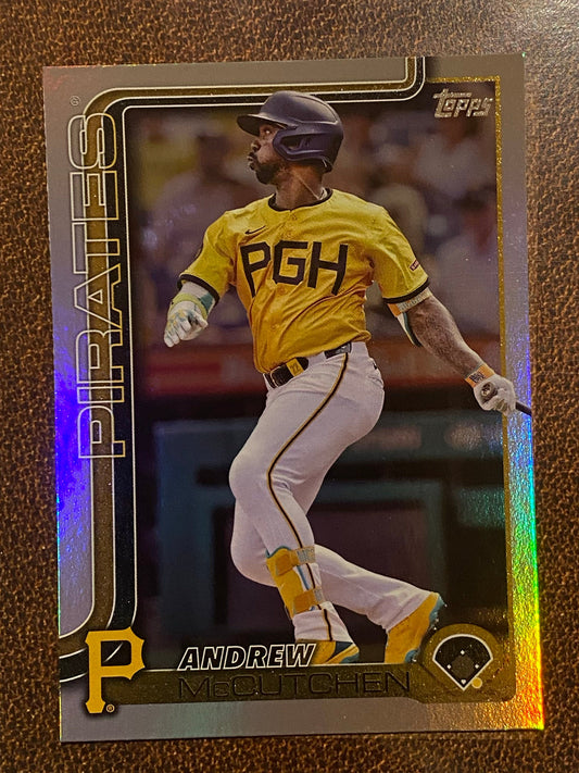 Andrew McCutchen - 2025 Topps Series 1 - Rainbow Foil - Pirates
