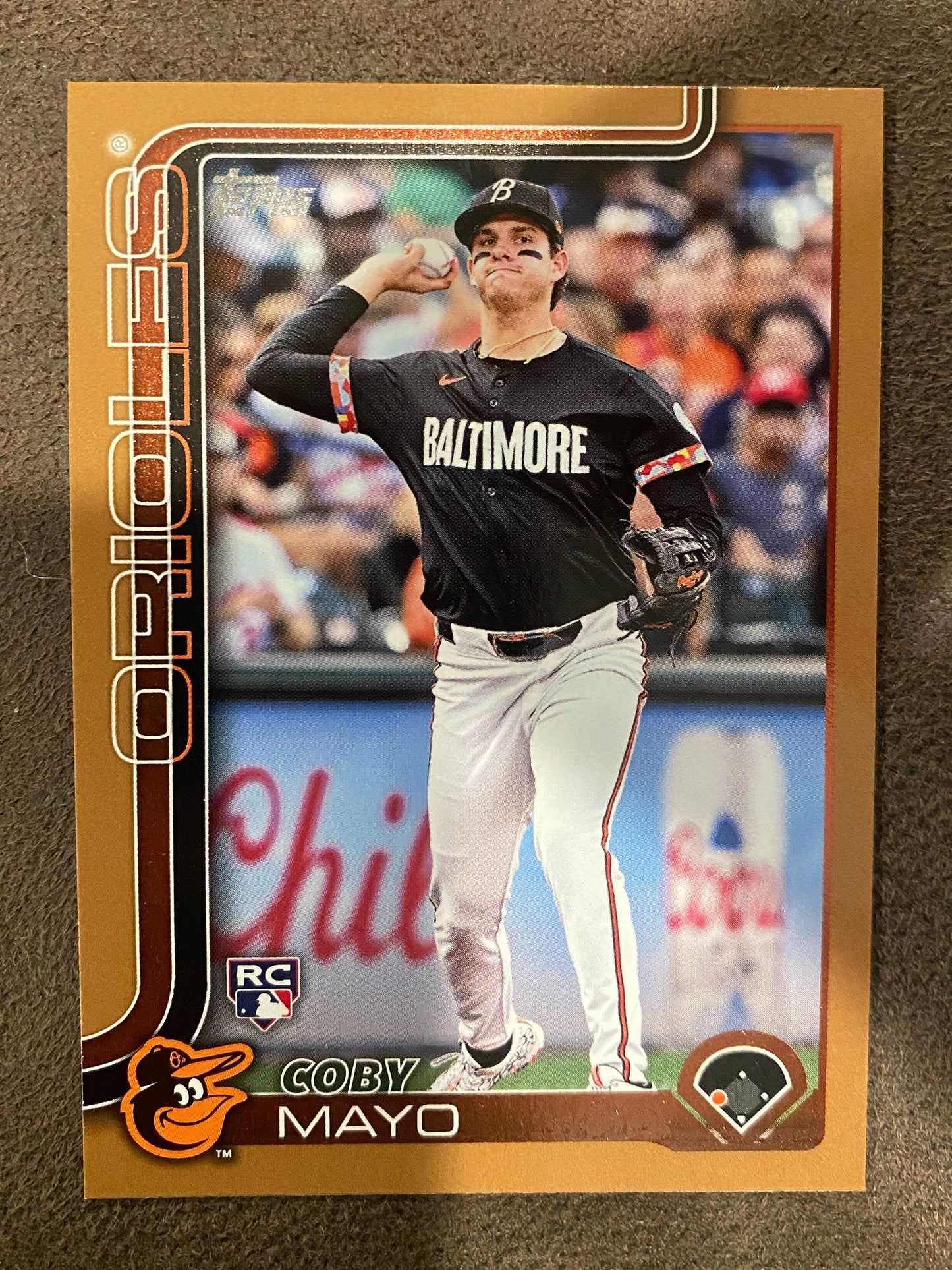 Coby Mayo - 2025 Topps Series 1 - Gold /2025 - Orioles