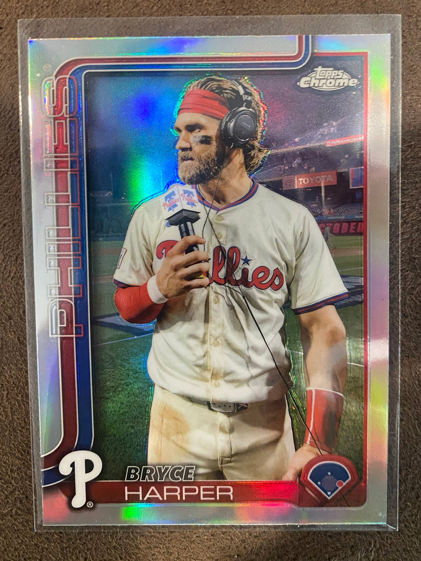 Bryce Harper - 2025 Topps Chrome - Image Variation SP - Phillies