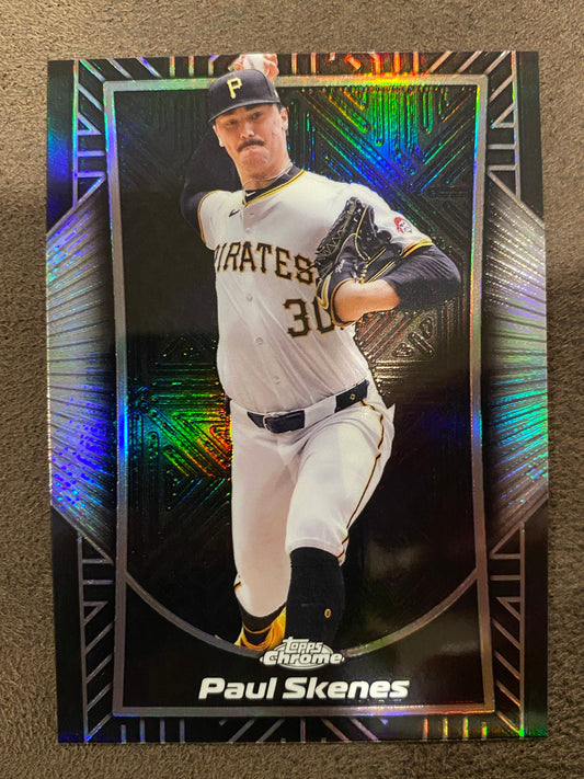 Paul Skenes - 2025 Topps Chrome - Shadow Etch SSP - Pirates