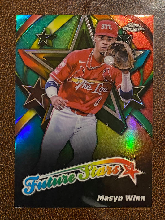 Masyn Winn - 2025 Topps Chrome - Future Stars - Cardinals