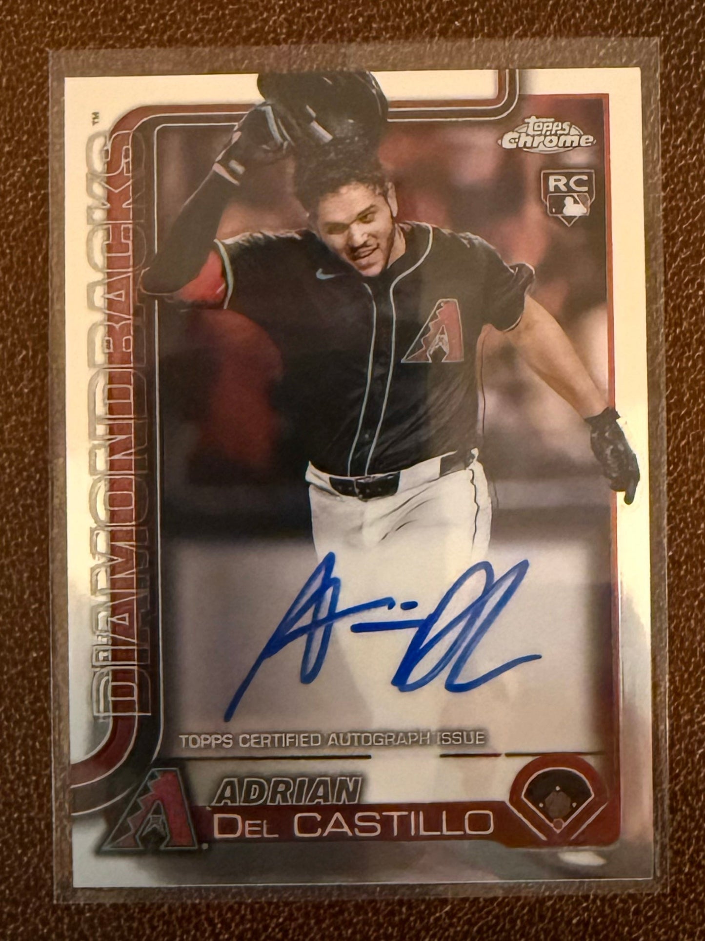 Adrian Del Castillo - 2025 Topps Chrome - Rookie AUTO - Diamondbacks