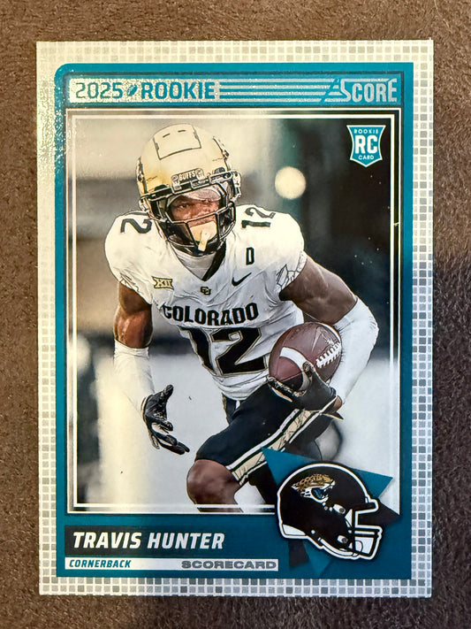 Travis Hunter - 2025 Score - Scorecard Parallel - Jaguars