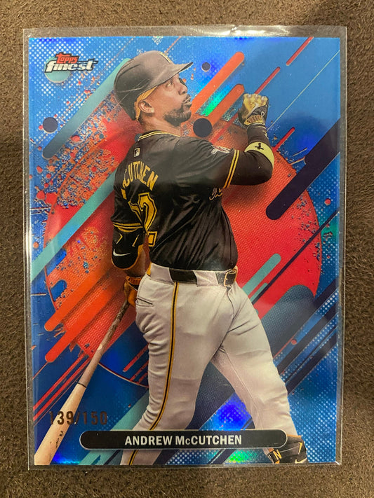Andrew McCutchen - 2025 Topps Finest - Rare Blue /150 - Pirates