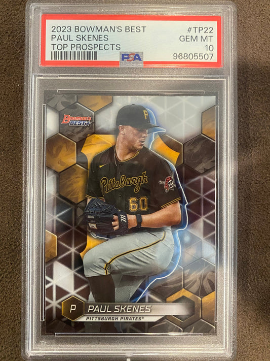 Paul Skenes - 2023 Bowman's Best - Top Prospect (PSA 10) - Pirates
