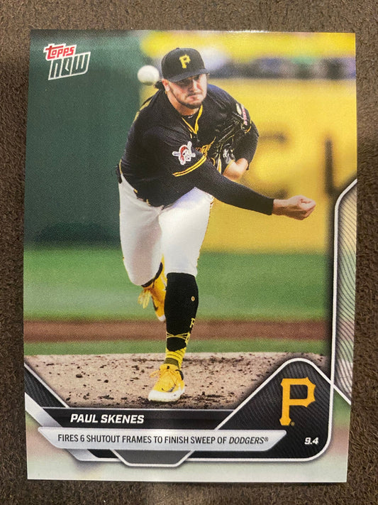Paul Skenes - 2025 Topps Now - Card 656 (PR: 3340) - Pirates