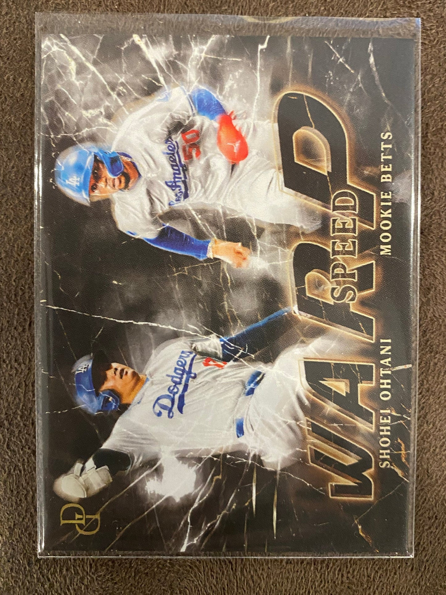 Shohei Ohtani/Mookie Betts - 2025 Topps Dynamic Dual - Warp Speed - Dodgers