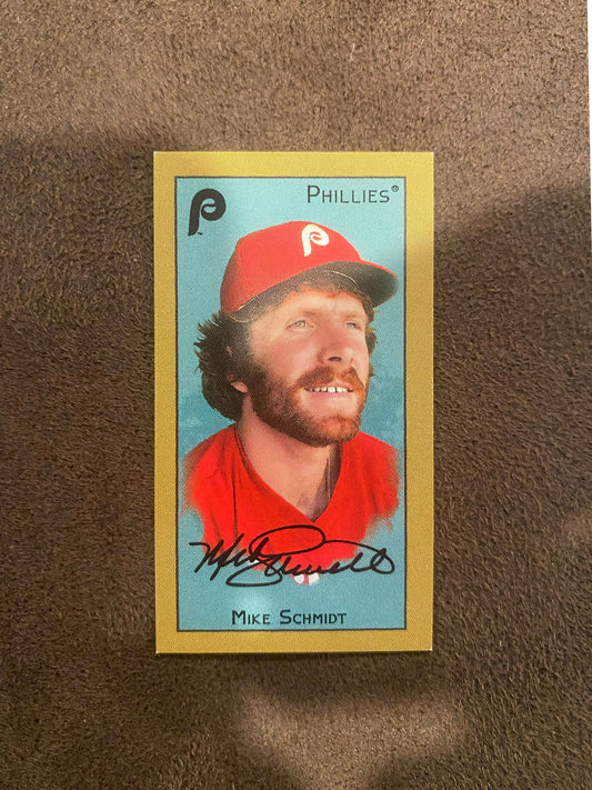 Mike Schmidt - 2025 Topps T205 Mini - Polar Bear Back (**Corner Whiting**) - Phillies