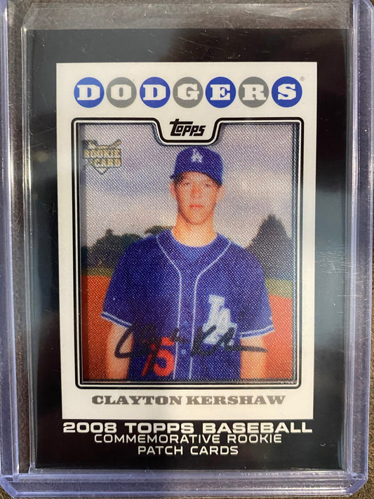 Clayton Kershaw - 2014 Topps - Commemorative Rookie Patch - Dodgers