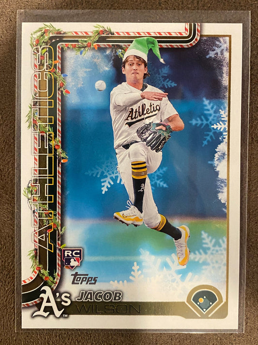 Jacob Wilson - 2025 Topps Holiday - Short Print - Athletics