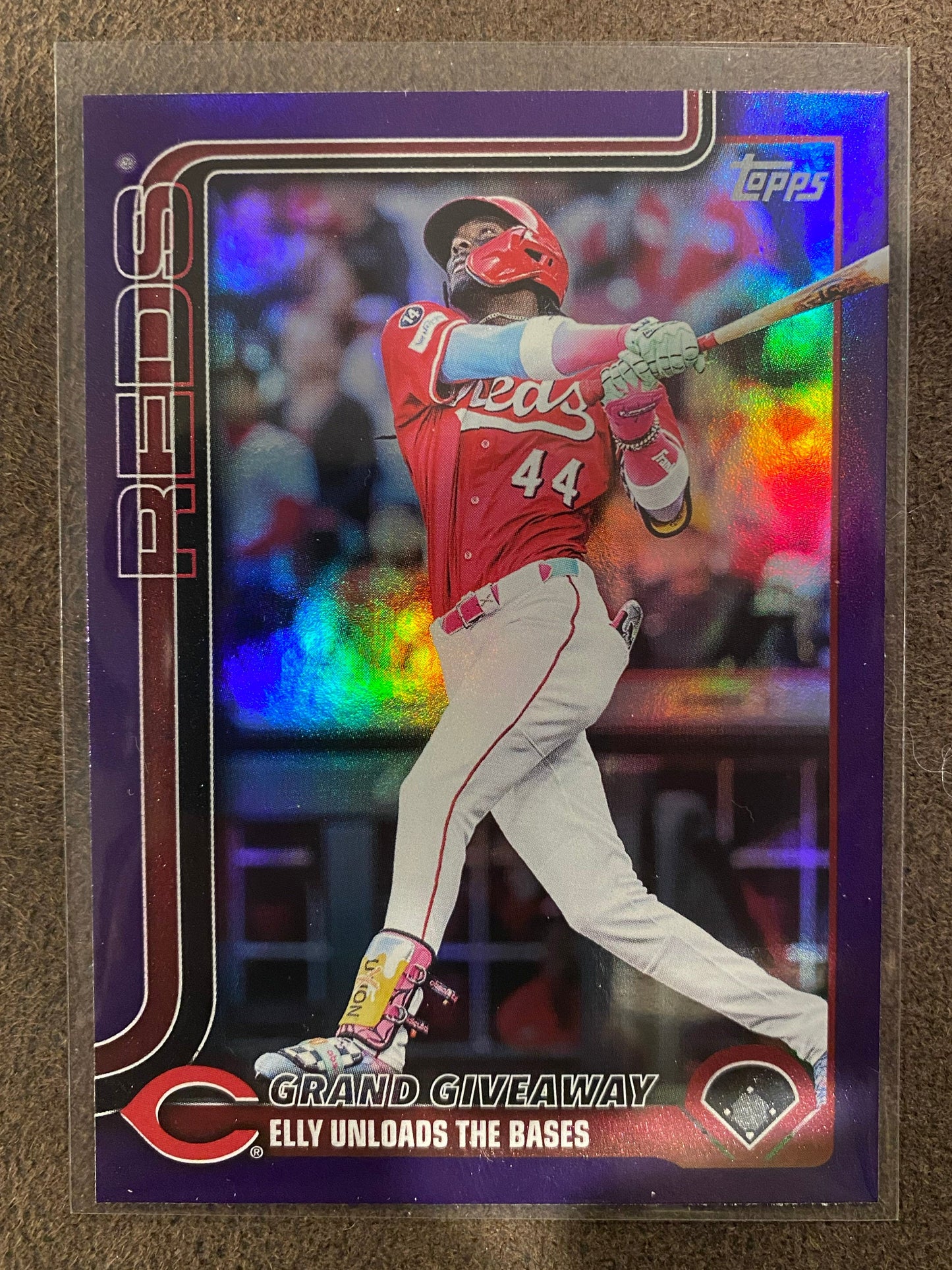 Elly De La Cruz - 2025 Topps Update - PURPLE Rainbow Foil /250 - Reds