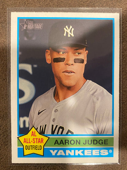 Aaron Judge - 2025 Topps Heritage - Flipped Bat Variation - Yankees
