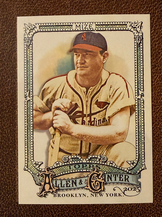 Johnny Mize - 2025 Allen & Ginter - SPs - Cardinals
