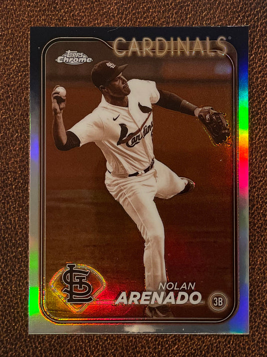 Nolan Arenado - 2024 Topps Chrome - Sepia Refractor - Cardinals