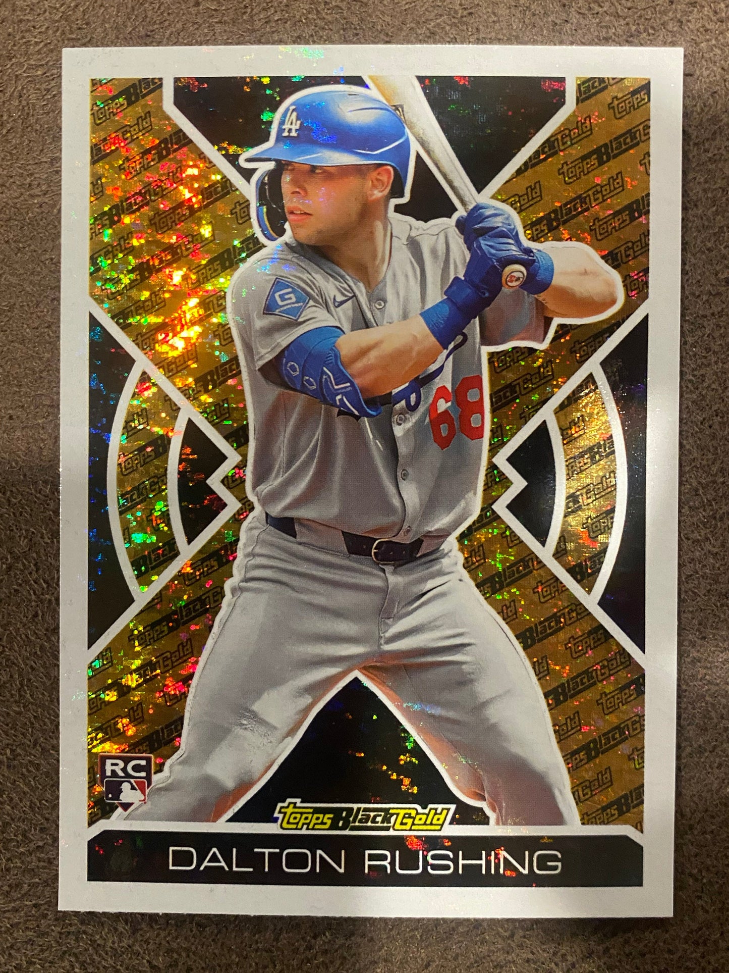 Dalton Rushing - 2025 Topps Update - Black Gold Insert - Dodgers