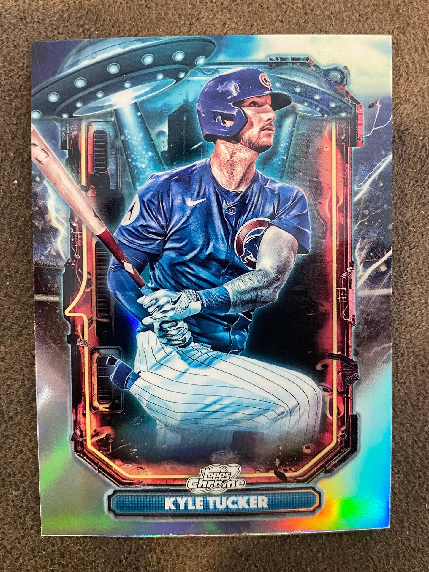 Kyle Tucker - 2025 Topps Chrome Cosmic - Extraterrestrial Talent Insert - Cubs