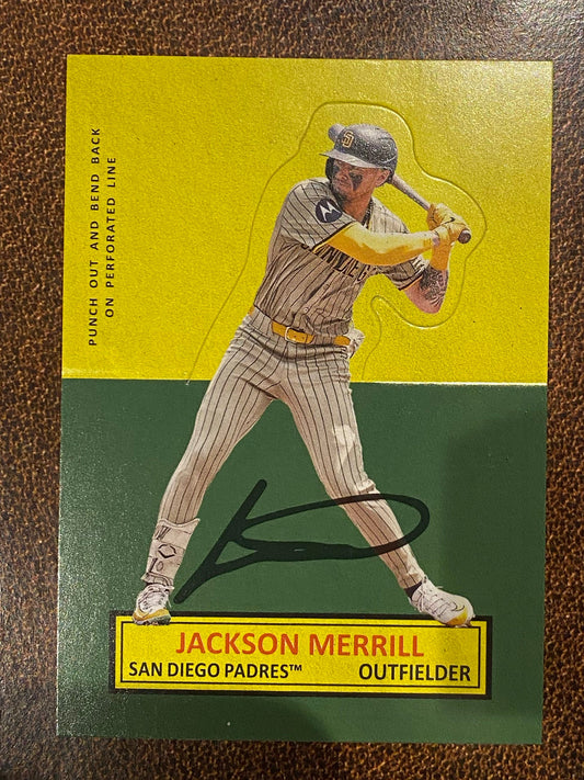 Jackson Merrill - 2025 Topps Archives - Stand Ups Insert - Padres