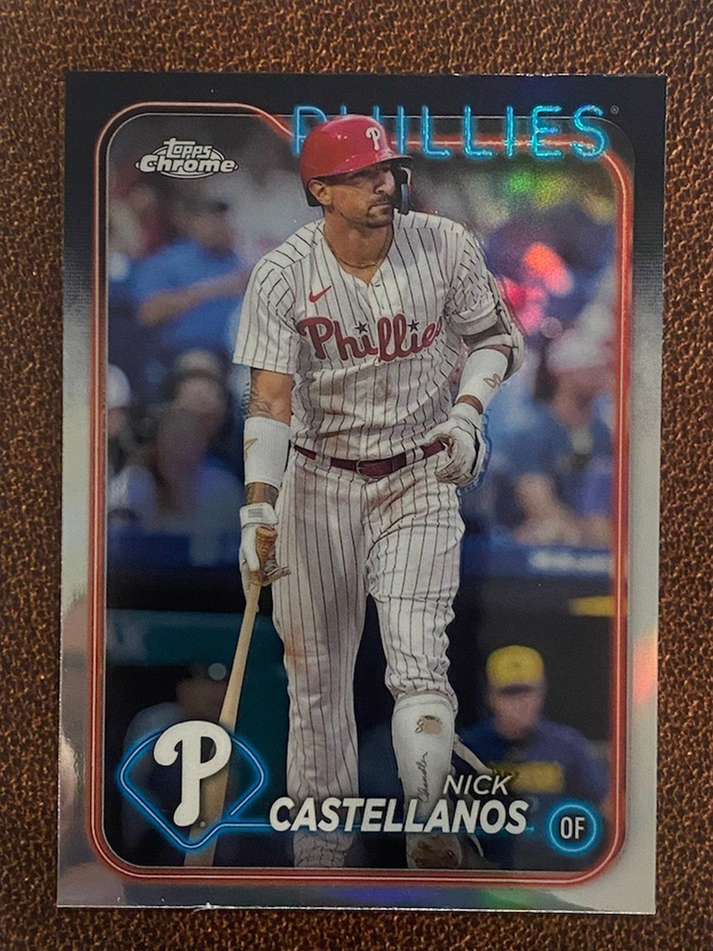 Nick Castellanos - 2024 Topps Chrome - Refractor - Phillies