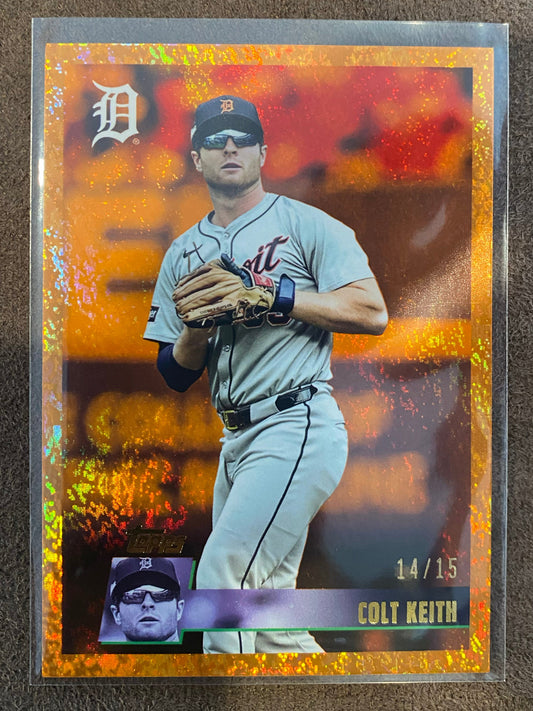 Colt Keith - 2025 Topps Archives - Orange /15 - Tigers