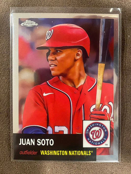 Juan Soto - 2022 Topps Chrome Platinum Anniversary - Image Variation SP - Nationals