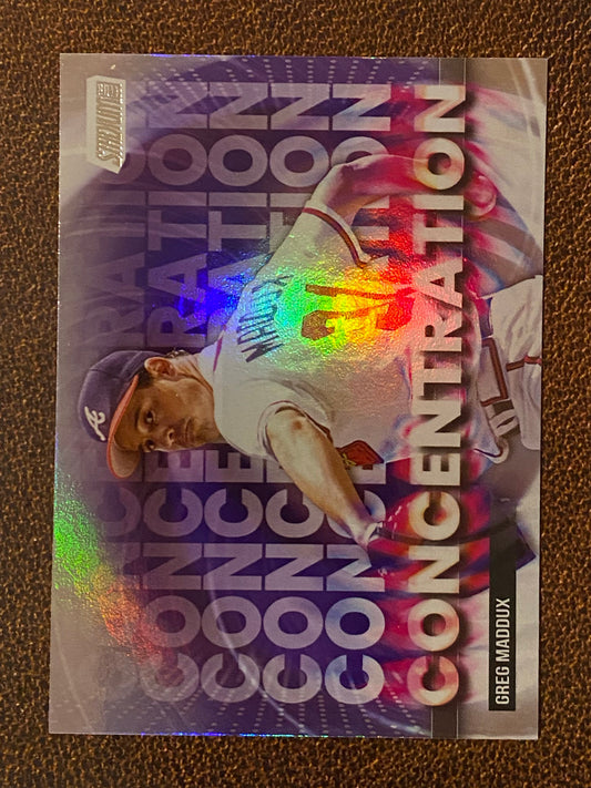 Greg Maddux - 2025 Topps Stadium Club - Concentration Insert - Braves