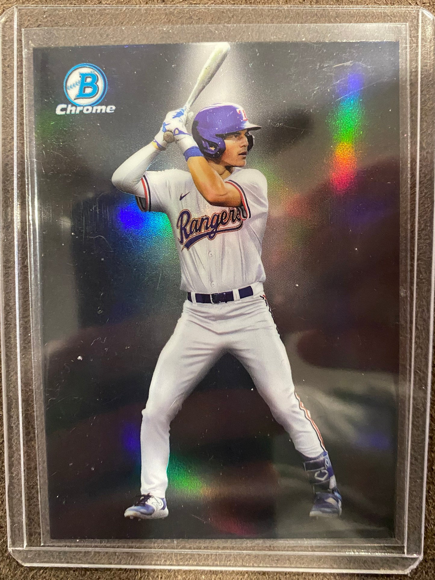Gavin Fien - 2025 Bowman - Spotlight SSP Case Hit - Rangers