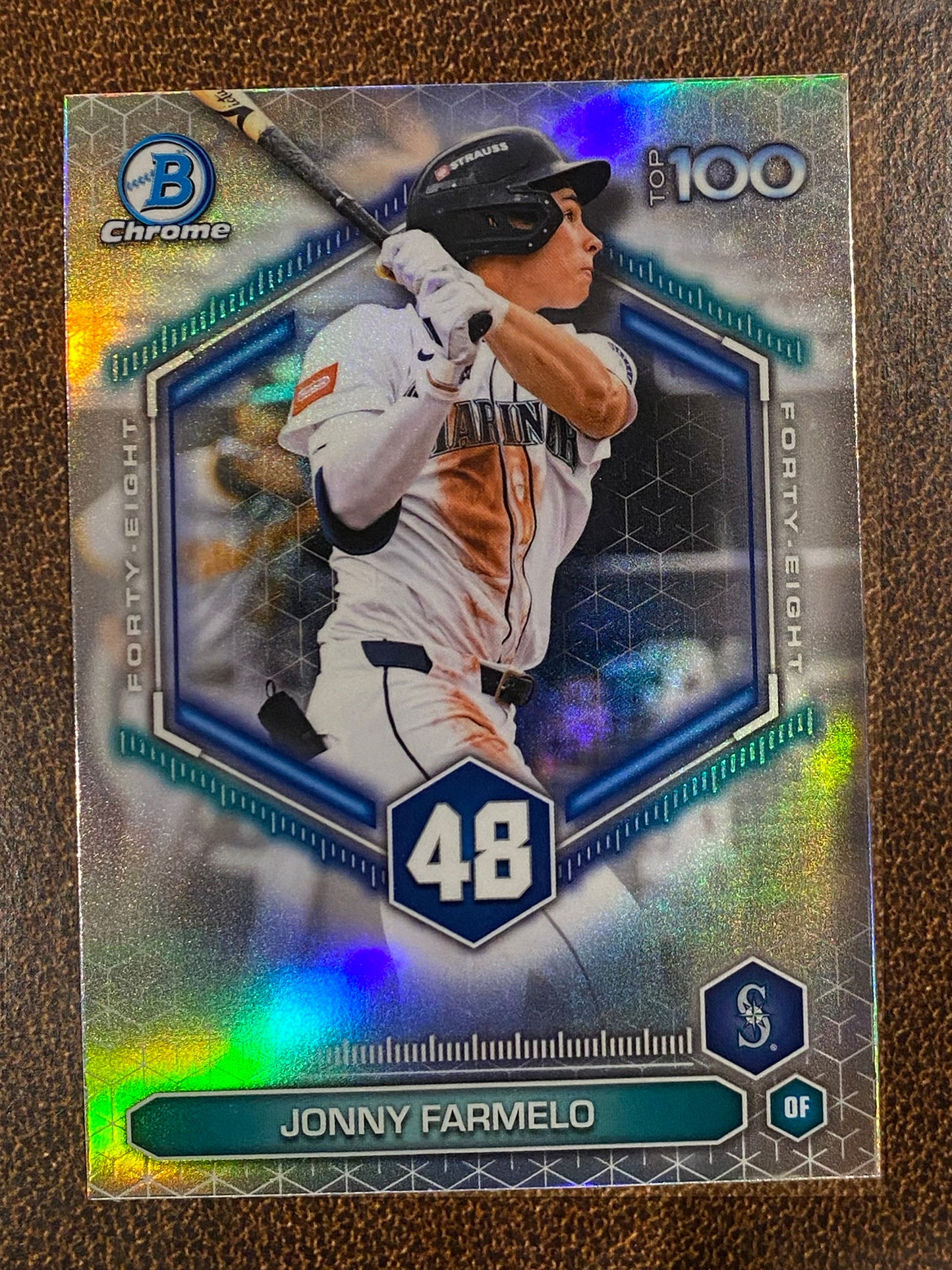 Jonny Farmelo - 2026 Bowman - Scouts Top 100 Insert - Mariners
