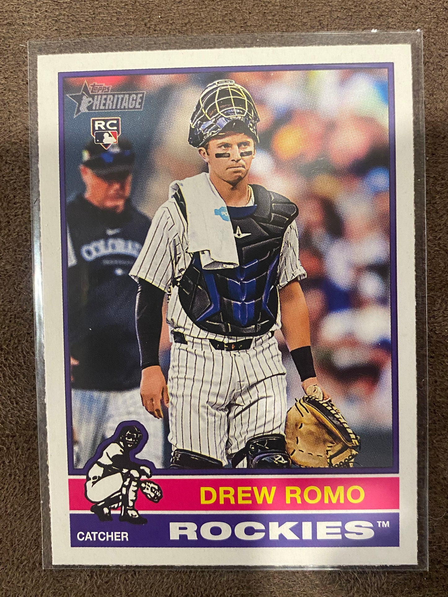 Drew Romo - 2025 Topps Heritage - Image Variation - Rockies